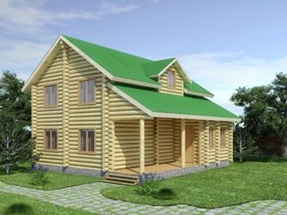 Проекты домов из бревна 5х7 в Набережных Челнах