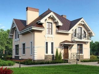 Проекты домов из кирпича 11х11 в Набережных Челнах