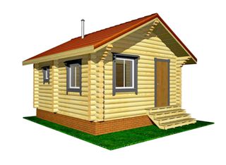Проекты бань из бревна 5х6