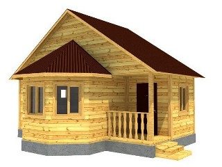 Проекты бань из бруса 6х7