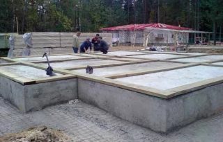 Фото Монолитный фундамент для дома из газобетона