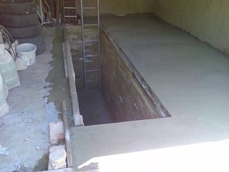 Залить пол в гараже бетоном под ключ
