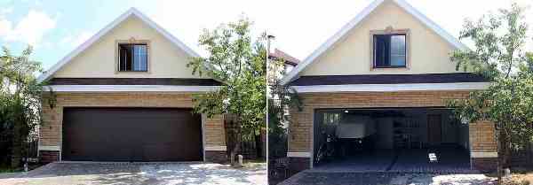 Строительство гаража на 2 машины из газобетона Строительство гаража на 2 машины из газобетона