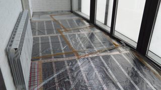 Фото процесса Монтаж теплого пола в Набережных Челнах