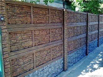 Еврозаборы из бетона в Набережных Челнах