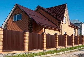 Забор для частного дома в Набережных Челнах