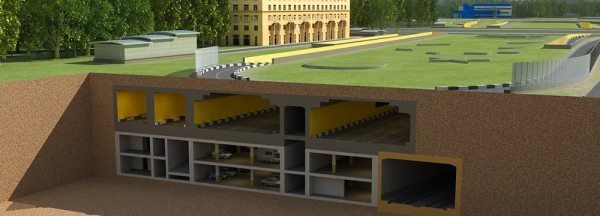 строительство подземных зданий и сооружений